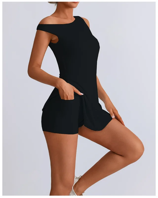 Quick-Dry Tennis Skirt II — Navy