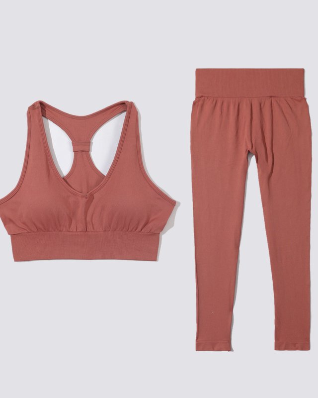 Seamless High-Rise Tank Top — Camel