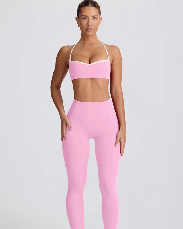 Brushed Leggings — Pink
