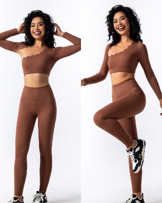 Dark Red Brown Tan