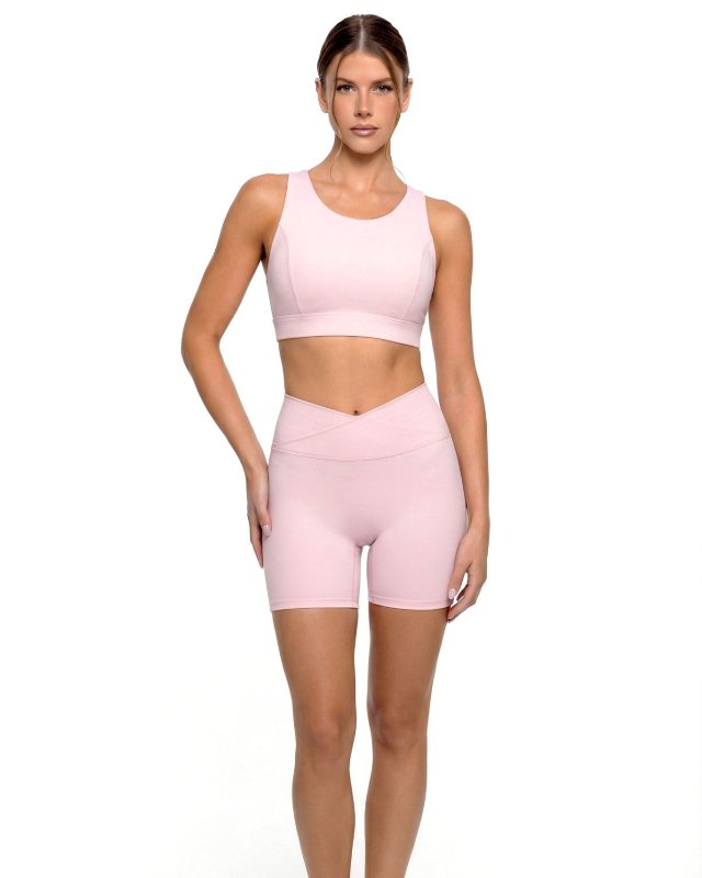 Brushed Yoga Set — Light Pink