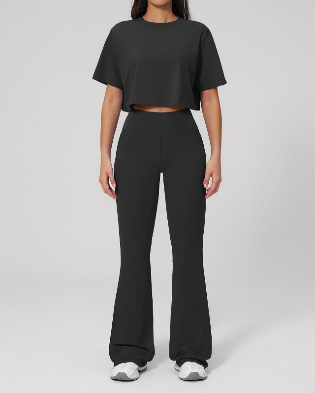 Short-Sleeve Bike Shorts — Black