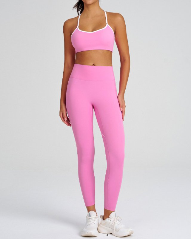 Sculpt High-Rise Cami Yoga Set — Pink