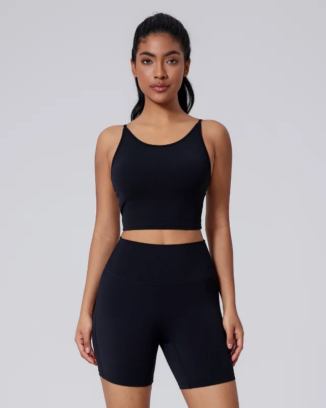 Seamless Quick-Dry Yoga Set III — Black