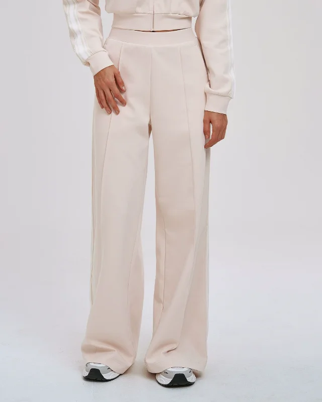 Relaxed-Fit Color-Block Leggings — Beige