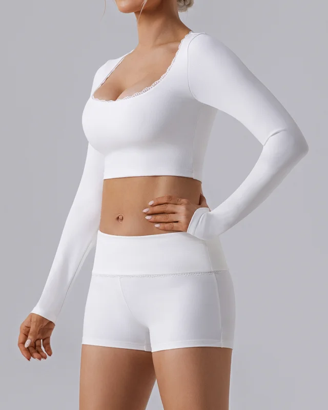 Ribbed Quick-Dry Training Top